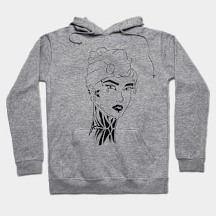 tattooed girl Hoodie